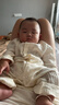 巴拉巴拉童裝嬰兒連體衣寶寶羽絨服冬裝抱衣爬服保暖洋氣男童女童 白綠色調00314 80cm 曬單實(shí)拍圖