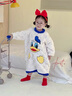 G.duck童裝女童睡衣秋冬兒童家居服小童冬裝加絨加厚卡通鴨睡裙寶寶睡袍 米白色【唐老鴨】 100碼建議90-100cm3-4歲cm 曬單實(shí)拍圖