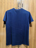 杉杉【涼感桑蠶絲】短袖T恤男夏季輕薄透氣純色簡(jiǎn)約休閑親膚柔軟上衣 藏青 L (175/92A) 曬單實(shí)拍圖
