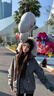 燦圖韓版毛領(lǐng)棉服女秋冬季新款加厚羽面包絨棉服保暖外套小個(gè)子上衣服 灰色 L 曬單實(shí)拍圖