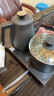 越一全自動(dòng)燒水壺 電熱水壺 自動(dòng)上水家用 泡茶水壺 恒溫茶藝水壺 煮茶一體機 電茶壺煮茶器具茶臺PT20 1.2L 太空灰（桶裝水配置） 曬單實(shí)拍圖