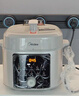 美的（Midea）小飛俠沸騰濃香雙模式電壓力鍋0氟0涂層雙膽高壓鍋5L智能預約家用煲湯4-6人煮飯煲E5825N輕音泄壓 曬單實(shí)拍圖