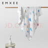 嫚熙（EMXEE）寶寶紗布浴巾A類(lèi)寶新生兒洗澡包巾110 cm 氣球島 曬單實(shí)拍圖