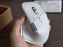 羅技（Logitech）大師系列 MX Master 4 高性能無線藍(lán)牙鼠標(biāo)  辦公鼠標(biāo) 靜音鼠標(biāo)  升級(jí)款 淺灰 帶無線接收器 曬單實(shí)拍圖