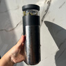 Stanisic德國品牌純鈦保溫杯男女士茶水分離泡辦公車載泡茶水杯高檔禮物 皓月銀-雙層純鈦 520ml 曬單實拍圖