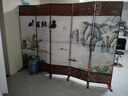 中式簡(jiǎn)易折疊可移動(dòng)屏風(fēng)遮擋板簾客廳隔斷墻臥室現代簡(jiǎn)約辦公室 雙面圖案送底座（加厚加粗） 1.8米高5扇一組2.5米寬 曬單實(shí)拍圖