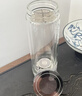 水宜生玻璃杯鈦杯雙層弱堿性水杯純鈦高檔水晶杯商務(wù)泡茶杯微保溫抗菌杯 【禮盒包裝】380ml 曬單實(shí)拍圖
