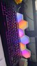 Cololight 智能量子燈PRO 奇光板電競房氛圍燈RGB多彩蜂窩燈電競電腦屏光同步APP智控 【PRO】花朵 6燈套裝 曬單實(shí)拍圖