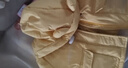 嘟嘟家女童棉襖冬裝加厚兒童棉服冬季潮寶寶外套深冬洋氣童裝 黃色 90 曬單實(shí)拍圖