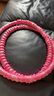 桂楓彈簧呼啦圈初學(xué)者軟體呼啦圈女士減肚子美腰瘦腰加重收腹減肥粉色 曬單實(shí)拍圖