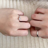 DRAGBOLL鉑金對戒PT950純銀鉆戒情侶對戒純銀戒指結(jié)婚求婚送女友生日禮物 免費(fèi)定制刻字/賀卡請拍此選項(xiàng) 曬單實(shí)拍圖