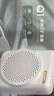 山水（SANSUI）Q1 無(wú)線(xiàn)磁吸領(lǐng)夾小蜜蜂擴音器教師專(zhuān)用藍牙音箱音響防嘯叫TF卡U盤(pán)喇叭麥克風(fēng)導游戶(hù)外便攜式 白色 曬單實(shí)拍圖