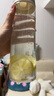 樂(lè )扣樂(lè )扣（LOCK&LOCK）人魚(yú)線(xiàn)塑料運動(dòng)水杯便攜水壺夏天帶提手男女水杯子700ML淡藍色 曬單實(shí)拍圖