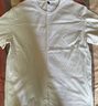 JEANSWEST LIFE真維斯長袖t恤男潮春秋純棉白色打底衫學生寬松圓領純色內(nèi)搭上衣 曬單實拍圖