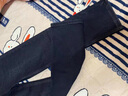 名郎（MELLEN）高端牛仔褲男士2025新款冬季加絨保暖男褲寬松直筒中年休閑長(cháng)褲子 藍黑色5935R 32 （2尺5建議140斤左右） 曬單實(shí)拍圖