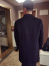 KOOSHI奢品男士外套中長(cháng)款風(fēng)衣2025新款英倫風(fēng)男裝感秋季輕薄大衣痞帥風(fēng) 黑色 3XL 【建議180斤以?xún)取?曬單實(shí)拍圖