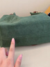 CHARLIE&KELLI CK品牌包包女款菱格托特包輕奢女包包手提包腋下單肩包生日禮物 綠色【京倉配送 禮袋包裝】 曬單實(shí)拍圖