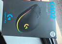 羅技（G）G102第二代游戲鼠標(biāo) RGB流光燈效鼠標(biāo) 輕量化  游戲級(jí)8000DPI傳感器 黑色 200-8000DPI 曬單實(shí)拍圖