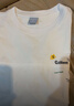 卡賓（CABBEEN）【刺繡logo】男裝涼感印花T恤短袖夏季新款潮流寬松圓領(lǐng)上衣 漂白色02 M /170/48 曬單實(shí)拍圖