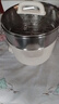 蘇泊爾（SUPOR）不銹鋼電煮鍋 電蒸鍋 多功能家用宿舍泡面小火鍋 2.5L帶蒸屜小燉鍋 蒸煮一體電熱鍋H25YK681A 曬單實(shí)拍圖