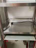 靜音美304不銹鋼廚房置物架落地貨架櫥柜多層多功能收納架微波爐儲物架 不銹鋼長(cháng)60寬30高100三層帶圍欄 曬單實(shí)拍圖