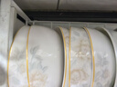 浩雅景德鎮陶瓷碗具套裝陶瓷米飯碗湯碗花仙子4.5英寸奧碗10個(gè)裝 曬單實(shí)拍圖