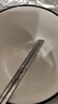 川島屋（KAWASIMAYA） 陶瓷碗上班族可微波爐加熱專用飯碗帶蓋圓型保鮮碗便當盒 7英寸手柄保鮮碗 曬單實拍圖