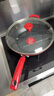 特福（Tefal）炒鍋家用不粘鍋平底炒鍋28cm炒鍋電磁爐燃氣灶通用有鈦 曬單實(shí)拍圖