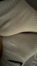 耐克(NIKE)襪子男子 速干透氣籃球襪 短襪三雙裝SX7677-100白M 曬單實拍圖
