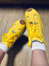 莎萊茜（SALAXI）2025新款時(shí)尚阿甘鞋情侶德訓小白鞋男女款厚底增高運動(dòng)戶(hù)外休閑鞋 黃色 37 女款 曬單實(shí)拍圖