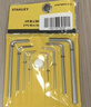 史丹利（STANLEY）內六角內六方8件套公制迷你內六角扳手0.7-4mmSTMT94553-8-23 曬單實(shí)拍圖