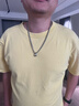 男士古巴項鏈304鈦鋼頸鏈女hiphop歐美嘻哈diy飾品生日禮物男 寬9.9mm長(cháng)度60cm 曬單實(shí)拍圖