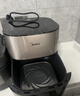 美的（Midea）小炎烤空氣炸鍋上下雙熱源 可視大視窗免翻面 家用多功能智能觸屏 6L實(shí)用大容量 金屬內腔 KZC6054 曬單實(shí)拍圖