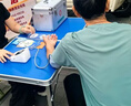 星奇堡折疊桌戶(hù)外夜市擺攤地推便攜式折疊桌子簡(jiǎn)易家用小桌子折疊餐桌椅 藍色長(cháng)1M單桌【3檔調高】 曬單實(shí)拍圖