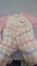果殼（Gukoo）睡衣女冬季史努比聯(lián)名毛絨保暖插肩袖格子褲女家居服套裝可外穿D 橡皮粉套裝 L 曬單實(shí)拍圖