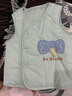童泰（TONGTAI）嬰兒馬甲秋冬季純棉夾棉兒童衣服男童女童外出上衣坎肩馬夾 綠色 80 曬單實(shí)拍圖