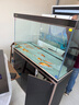 森森（SUNSUN）大型魚(yú)缸底過(guò)濾水族箱客廳家用落地玻璃生態(tài)金魚(yú)缸 【實(shí)時(shí)溫顯】1.2米長(cháng)42cm寬（黑白灰可選） 曬單實(shí)拍圖