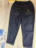 PawinPaw卡通小熊童裝25年秋冬新款男童牛仔褲寬松保暖 D/Indigo深牛仔藍色/57 130 曬單實(shí)拍圖