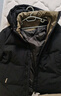 雪中飛冬季女士三合一羽絨服搖粒絨鵝絨內膽上衣可脫卸帽御寒情侶款外套 黑色（男女同款） 3XL (190) 曬單實(shí)拍圖