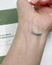 中國黃金（CHINA GOLD）S925銀項鏈女士百搭簡(jiǎn)約碎銀豆豆吊墜婦女節生日禮物送女朋友老婆 碎銀豆豆項鏈 曬單實(shí)拍圖