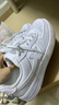 特步男鞋運動(dòng)鞋空軍一號情侶板鞋百搭休閑鞋時(shí)尚耐磨防滑運動(dòng)鞋潮板鞋 新白色【男款新版】 42 曬單實(shí)拍圖