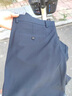 羅蒙（ROMON）西裝休閑褲商務(wù)通勤風(fēng)加絨加厚秋冬季高彈免燙正裝長(cháng)褲子男 黑 34 曬單實(shí)拍圖