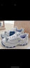 斯凱奇（Skechers）女鞋秋冬小白熊休閑鞋子厚底增高百搭運動(dòng)軟底老爹鞋99999863 白色/海軍藍色/WNV 36.5 曬單實(shí)拍圖