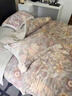 水晶家紡秋冬季加厚牛奶絨四件套2025新款保暖被套珊瑚絨床品 絨米朵-保暖防靜電 1.5 床單款 （被套200*230cm） 曬單實(shí)拍圖