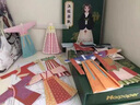 漢服DIY手工兒童剪紙折紙玩具男女孩動(dòng)手能力中國風(fēng)公主新年禮盒 漢服女裝折紙套裝（10款） 曬單實(shí)拍圖