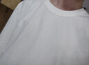凡客誠品（VANCL）純棉長(cháng)袖T恤男春秋季圓領(lǐng)內搭衣服休閑寬松透氣打底衫 淺米 XL 曬單實(shí)拍圖