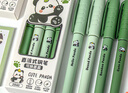 少年伴鋼筆三四年級練字辦公鋼筆直液式小學(xué)生鋼筆大容量EF尖可換墨囊速干墨水筆呆萌胖達鋼筆4支裝 2940 曬單實(shí)拍圖