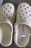 名創(chuàng  )優(yōu)品（MINISO）洞洞鞋男女夏季外穿涼鞋防滑厚底踩屎感包頭涼拖鞋 卡其+趣味零食 曬單實(shí)拍圖