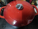 雙立人（ZWILLING）琺瑯鍋鑄鐵鍋湯鍋圓形燉鍋煲湯鍋燉肉鍋燃氣電磁爐通用 紅色24cm 曬單實(shí)拍圖