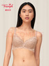 黛安芬/Triumph呼吸性感蕾絲內衣收副乳調整型薄杯文胸16-8674 裸膚色-CO 80B 曬單實(shí)拍圖